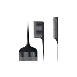 Bifull Kit de Peines Negros Especial Mechas 3U