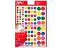 Apli Gomets de círculos autoadhesivos multicolor de 624 unidades