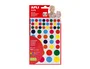 Apli Gomets de círculos autoadhesivos multicolor de 624 unidades