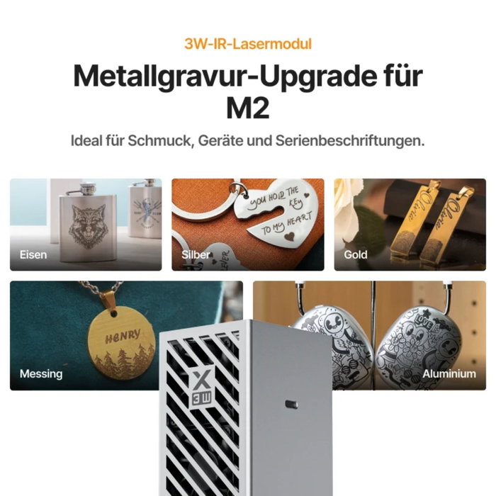xTool Módulo Láser Infrarrojo de 3W para M2