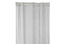 Cortina DKD Home Decor Gris 270 x 140 cm (2 Unidades) Poliester