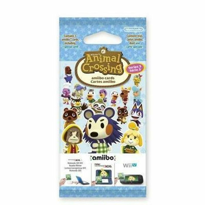 Nintendo Pack de 3 tarjetas de Animal Crossing Series 3