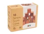Andreutoys Juego Didactico 10 Cubos Sensoriales con Sonido Madera