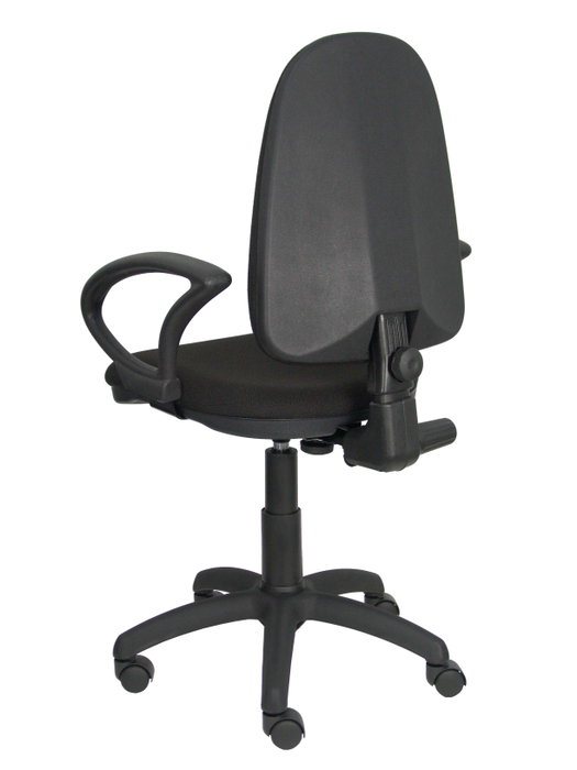 PIQUERAS Y CRESPO Silla de oficina Aýna con Brazos Fijos y Tela Negra PIQUERAS Y CRESPO Silla de oficina Aýna con Brazos Fijos y Tela Negra