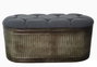 DKD Home Decor Descalzadora Metal Poliester Gris