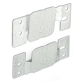 Q&Q Placas Unión Birdy Galvanizado para Sofá Hierro (Juego 2 Piezas) Muebles Tapizados
