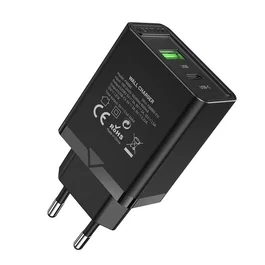 Vention Cargador de Pared FBBB0-EU con 2 Puertos (USB-C y USB-A) 20W