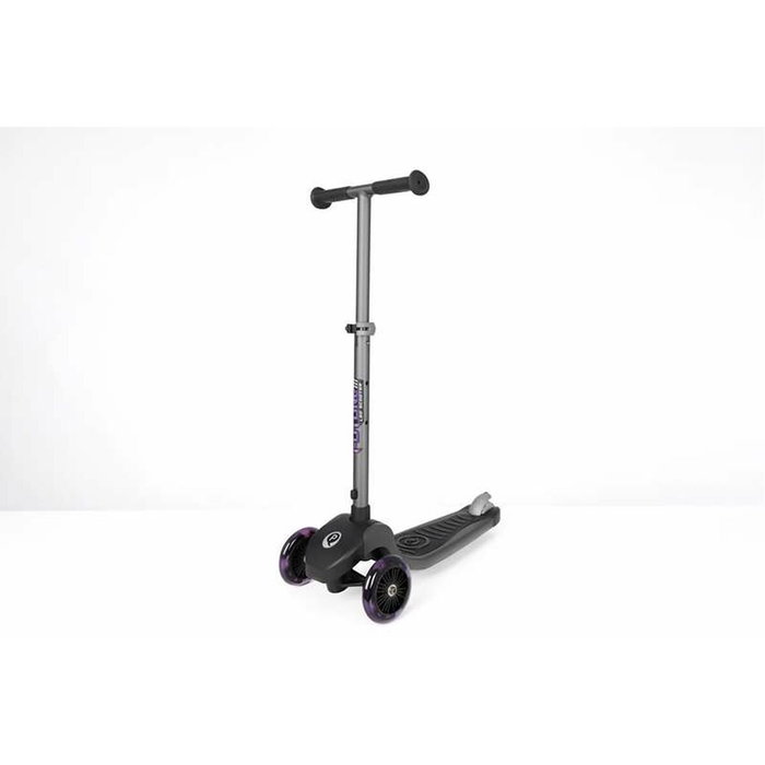 Ociotrends Patinete 3 ruedas Eco Future Scooter Plegable Con Luces Purple