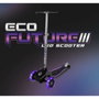 Ociotrends Patinete 3 ruedas Eco Future Scooter Plegable Con Luces Purple