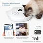 Cat It PIXI SMART Dispensador de comida para gatos conectado, 6 x 170 ml, Pantalla táctil LCD con bolsas de hielo