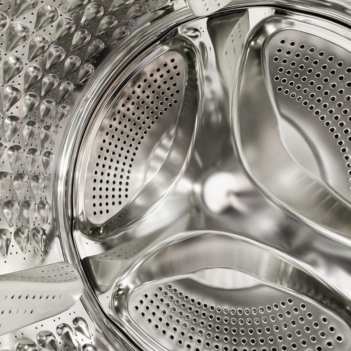 Cecotec Lavadora-Secadora 10680 Inverter Steel 10/6 kg 1400 rpm A Motor Inverter Vapor