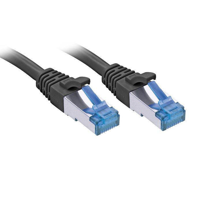 Lindy Cable de red Cat.6A S/FTP TPE 5m Negro