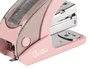 Liderpapel Grapadora micro rosa con caja de 1000 grapas