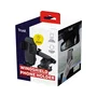 Trust Runo - Soporte de smartphone para coche, sujeción parabrisas, compatible 4 a 7 pulgadas, color negro