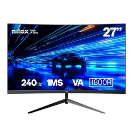 Nilox Monitor Curvo 27 pulg. NXM27CRV2402 Full HD 240Hz VA