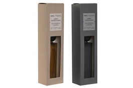 DKD Home Decor Ambientador Mikado Ambar Gris 6 x 22.5 x 6.5 cm (2 Unidades) Limon/Sandalo