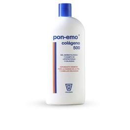 Pon-Emo PON-EMO COLÁGENO 500 Gel Dermatológico y Champú 2 en 1 para Piel Sensible y Cabello Frágil, 500 ml