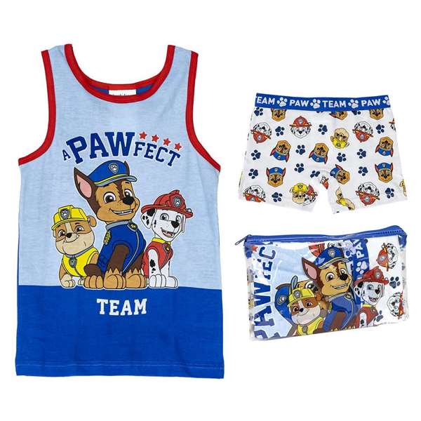 Pijama Tirantes Single Jersey Neceser Paw Patrol Azul