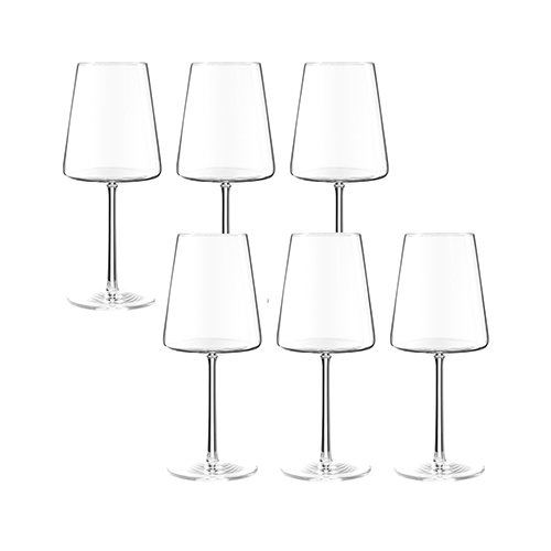 Summa Rhone Copa Mesa, 52 cl, 226 mm de alto, cristalino, borde fino (Set de 6)