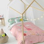 Juego de funda nórdica HappyFriday Moshi Moshi Hola Multicolor Cama de 80/90 2 Piezas