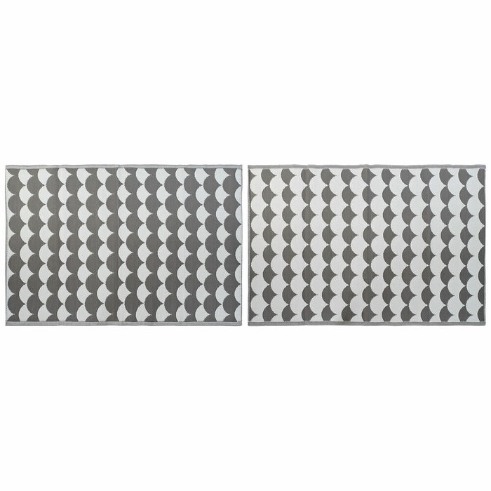 DKD Home Decor Alfombra Ondas 150x210x1 cm Surtido de 2