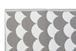 DKD Home Decor Alfombra Gris Blanco 210 x 150 cm (2 Unidades) Poliéster