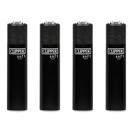 Clipper Encendedor cp11 acabado especial soft negro