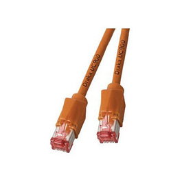 EFB Elektronik Patchkabel RJ45 Cat.6A S/FTP LSZH 10m Naranja