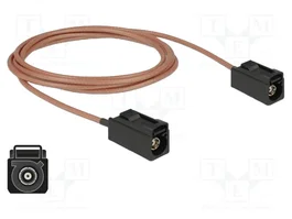 DeLOCK 89679 Cable coaxial FAKRA A Hembra a FAKRA A Hembra RG-316 1,25 m