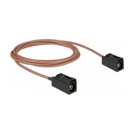 DeLOCK 89679 Cable coaxial FAKRA A Hembra a FAKRA A Hembra RG-316 1,25 m