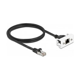 DeLOCK Cable de extensión de red Cat.6a S/FTP RJ45 de 1 m
