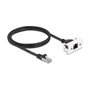 DeLOCK Cable de extensión de red Cat.6a S/FTP RJ45 de 1 m
