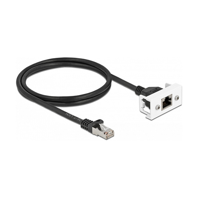 DeLOCK Cable de extensión de red Cat.6A S/FTP RJ45 macho a RJ45 hembra 1 m DeLOCK Cable de extensión de red Cat.6A S/FTP RJ45 macho a RJ45 hembra 1 m
