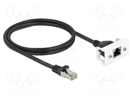 DeLOCK Cable de extensión de red Cat.6a S/FTP RJ45 de 1 m