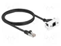 DeLOCK Cable de extensión de red Cat.6a S/FTP RJ45 de 1 m