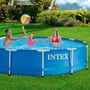 Intex Piscina Metal Frame Redonda 366x76cm Sin Depuradora