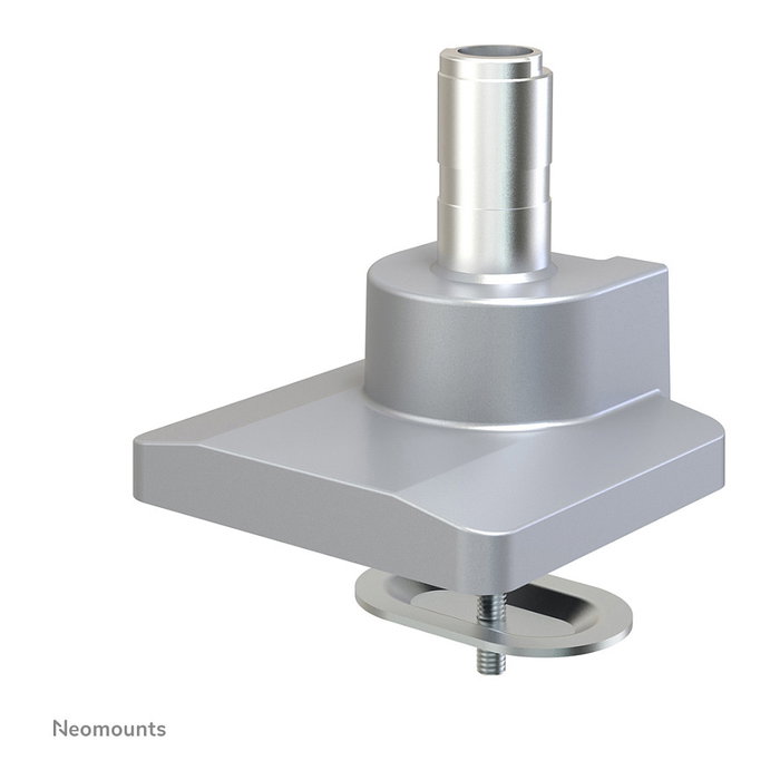 Newstar NEOMOUNTS NM-D775DXSILVER Brazo de monitor de escritorio, 2 pantallas 10-32 pulgadas (81,3 cm), soporte de gas, 8 kg, 100x100/75x75 mm, giro 360 grados, color plata