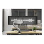 Newstar NEOMOUNTS NM-D775DXSILVER Brazo de monitor de escritorio, 2 pantallas 10-32 pulgadas (81,3 cm), soporte de gas, 8 kg, 100x100/75x75 mm, giro 360 grados, color plata