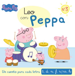 ALTEA, Un cuento para cada letra: t, d, n, f, r/rr, h (Leo con Peppa Pig 3) - Hasbro