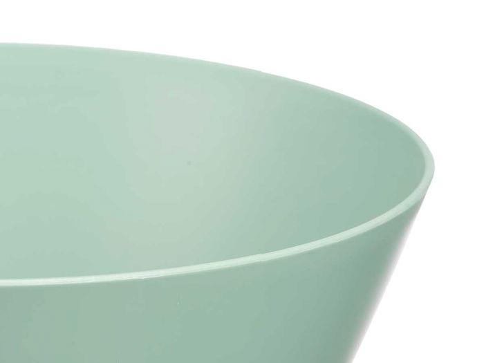 Leknes Bol Cónico Verde 3 L Plástico PP Apto Lavavajillas Dimensiones 24 cm x 10 cm x 24 cm (Set de 24)