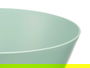 Leknes Bol Cónico Verde 3 L Plástico PP Apto Lavavajillas Dimensiones 24 cm x 10 cm x 24 cm (Set de 24)