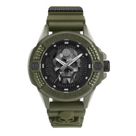 Philipp Plein PWUBA0423 Reloj Analógico Verde