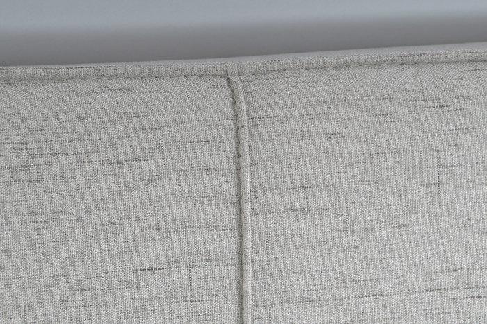 DKD Home Decor Cabecero de Cama Greige con Acabado Capitoné