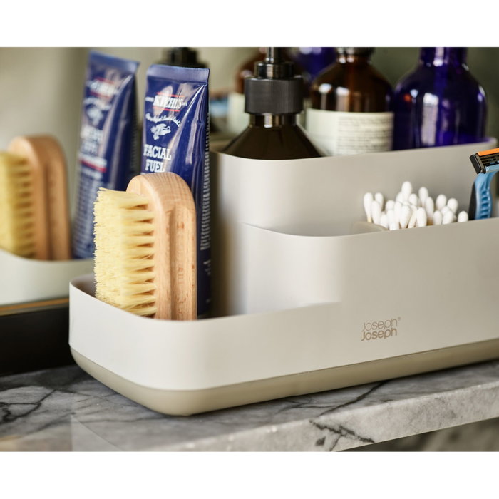 Joseph Joseph EasyStore Matt Ecru Bathroom Storage Caddy