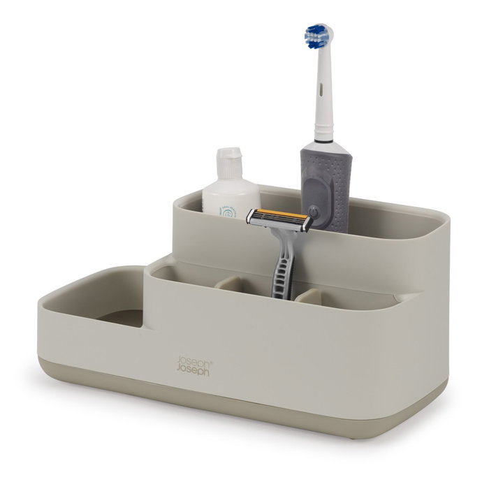 Joseph Joseph EasyStore Matt Ecru Bathroom Storage Caddy