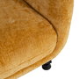Sillón Giratorio Mostaza Tejido-Metal 78 X 84,50 X 104,50 cm