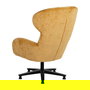 Sillón Giratorio Mostaza Tejido-Metal 78 X 84,50 X 104,50 cm