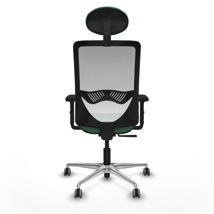 PIQUERAS Y CRESPO Silla de oficina Zulema Verde esmeralda y Blanco PIQUERAS Y CRESPO Silla de oficina Zulema Verde esmeralda y Blanco