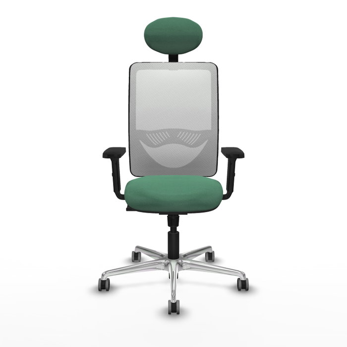 PIQUERAS Y CRESPO Silla de oficina Zulema Verde esmeralda y Blanco PIQUERAS Y CRESPO Silla de oficina Zulema Verde esmeralda y Blanco