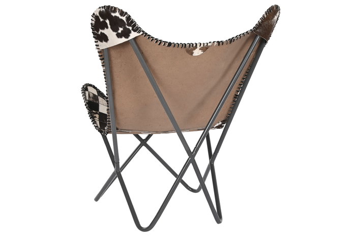 DKD Home Decor Sillón Colonial Marrón Oscuro Crema Piel y Hierro 70 x 90 x 70 cm DKD Home Decor Sillón Colonial Marrón Oscuro Crema Piel y Hierro 70 x 90 x 70 cm